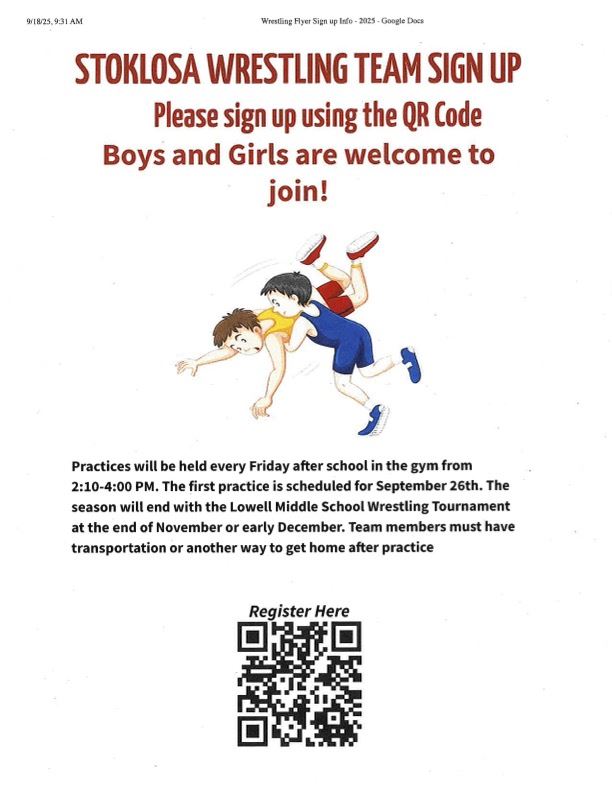  WRESTLING TEAM